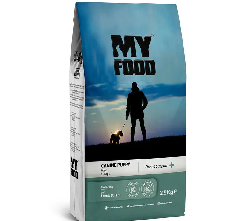 My Food Mini Breed Puppy Dry Dog Food With Lamb & Rice 2.5Kg My Food