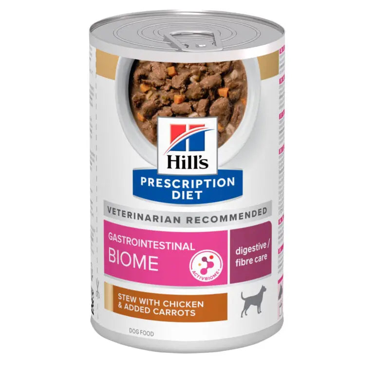 Hill's Presctirption Diet Gastrointestinal Biome Stew for Dogs with Chicken & Carrots 354g Hills