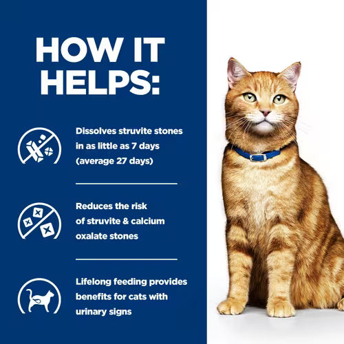 Hill’s Prescription Diet c/d Multicare Urinary Care Wet Cat Food with Chicken Pouches 12x85g Hills