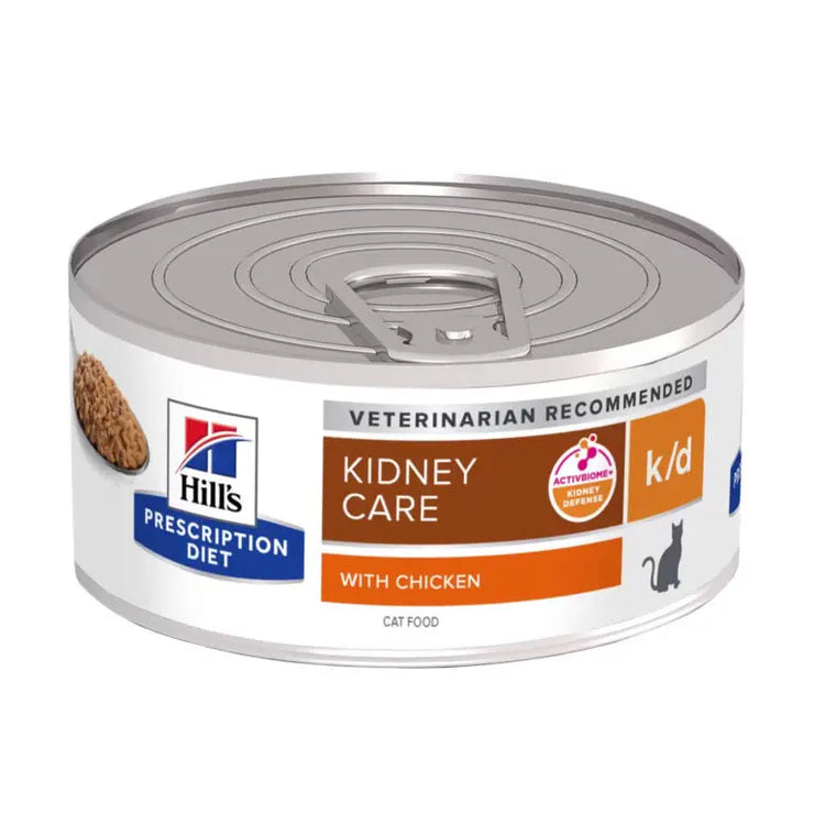Hill’s Prescription Diet k/d Kidney Care Feline Wet Food with Chicken 156g Hills