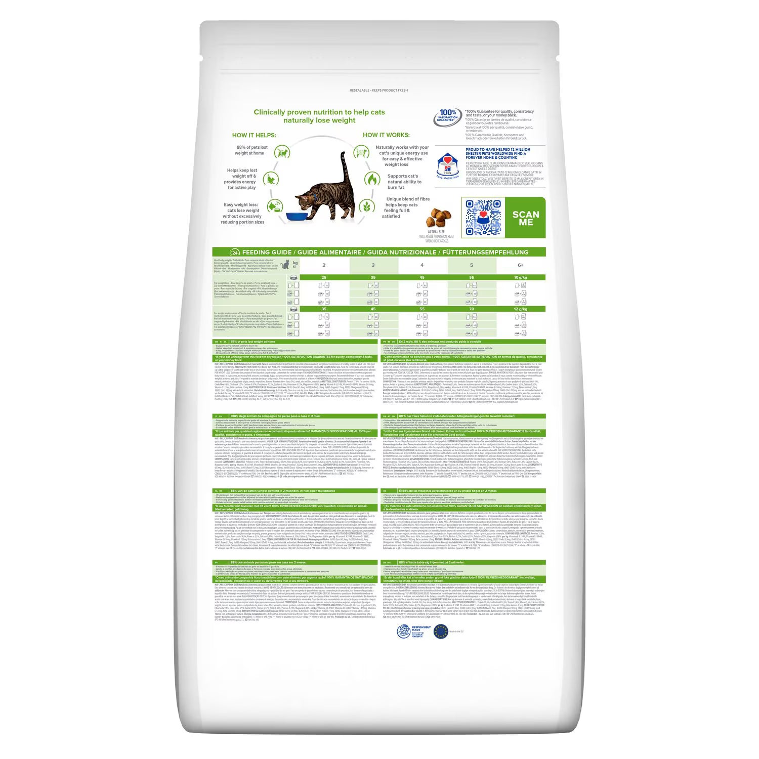 Hill's Prescription Diet Metabolic Cat Food with Chicken Hills