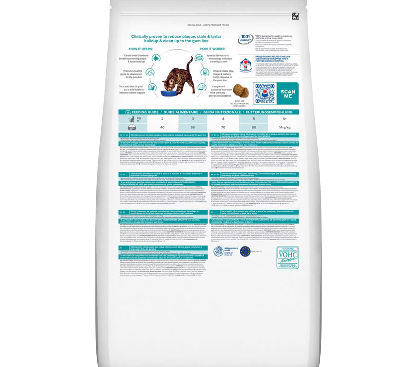 Hill’s Prescription Diet t/d Dental Care Feline Hills