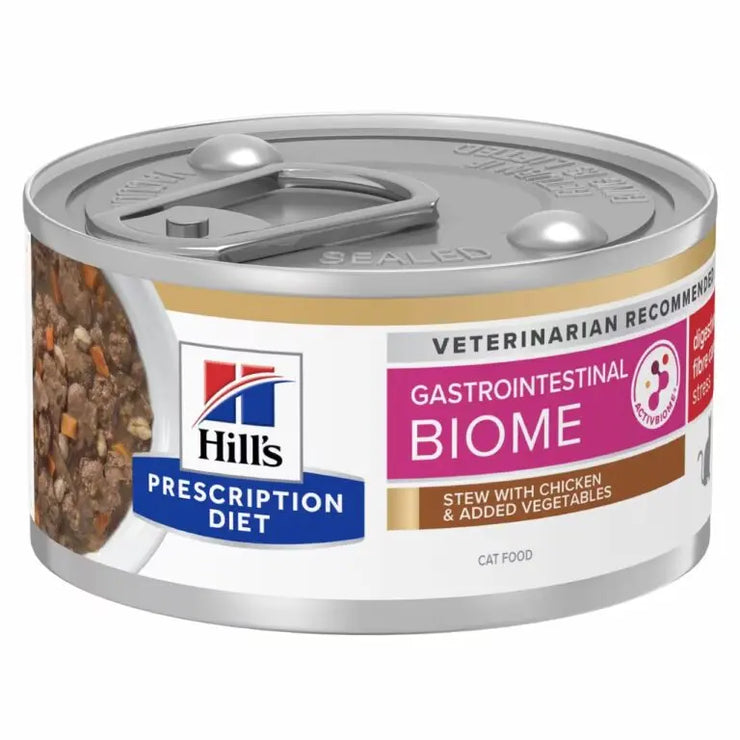 Hill’s Prescription Diet Gastrointestinal Biome Stress Stew for Cats 82g Hills