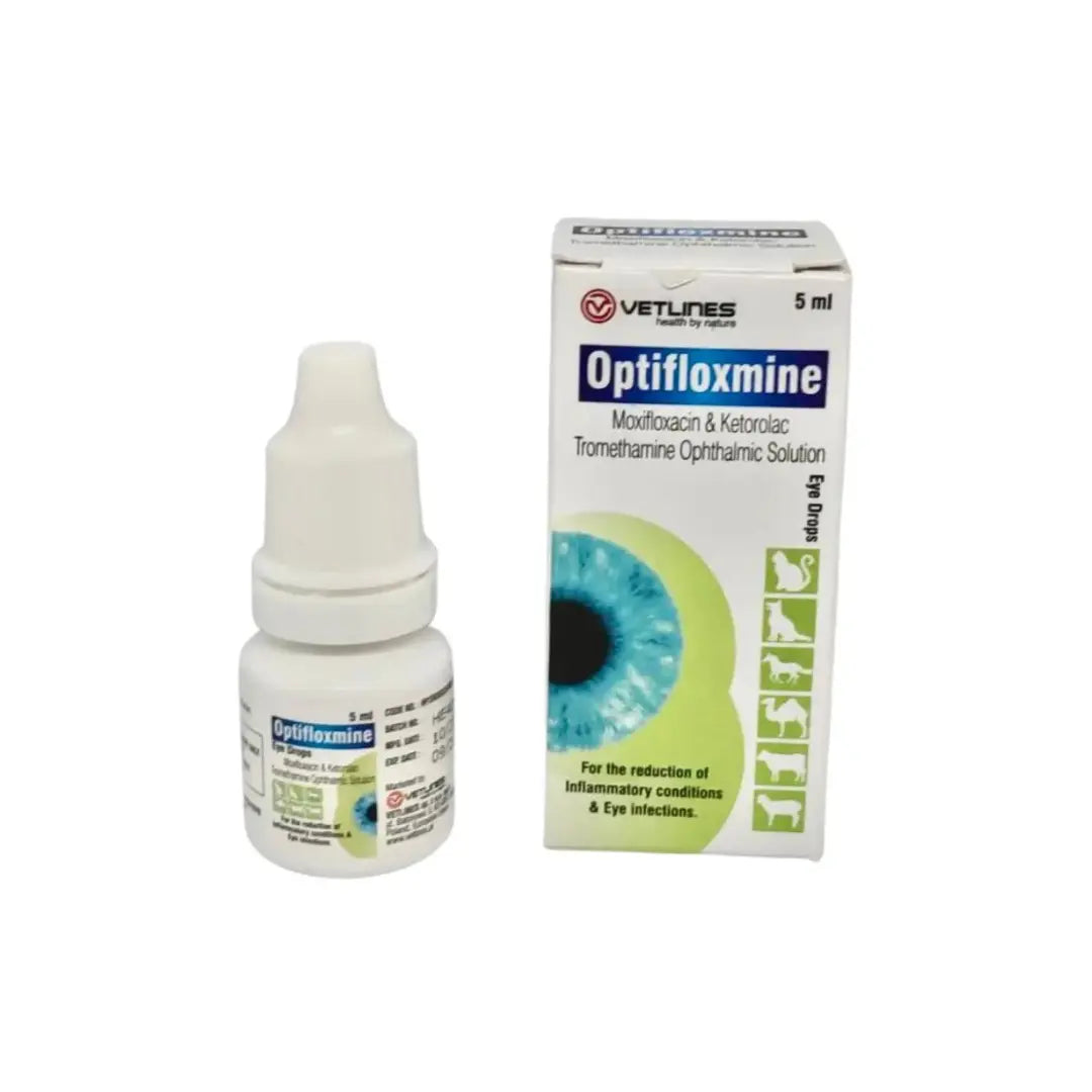 Optomax Optifloxamine NSAID Eye Drop 5ml - Intervetclinic