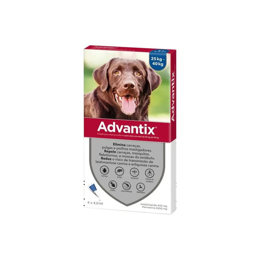 Advantix Spot-On Solution For Dogs 2.5ml 10-25kg Elanco