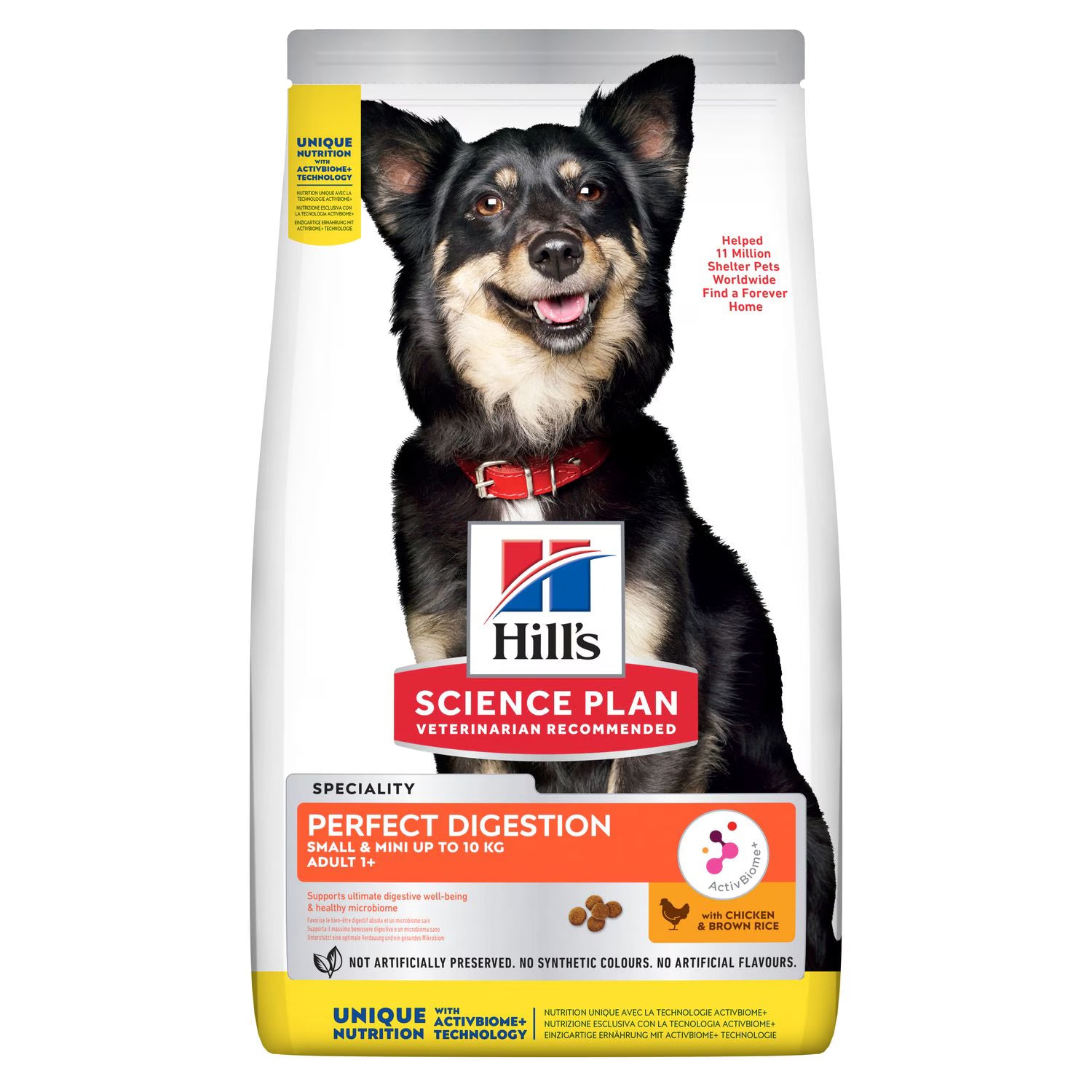 Hill's Science Plan Perfect Digestion Adult 1+ Small and Mini Dog Food with Chicken & Brown Rice Hills