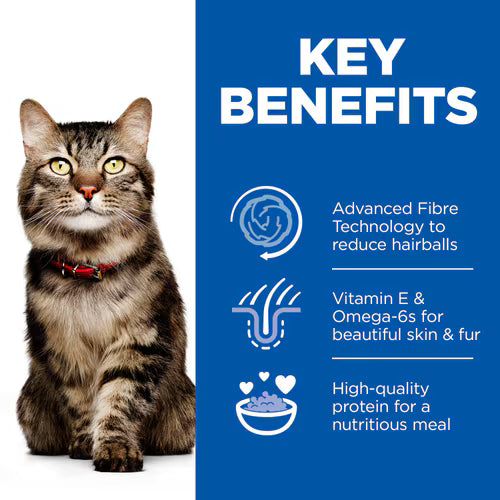 Hill's Science Plan Hairball & Perfect Coat Adult Cat Food with Chicken Hills