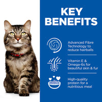 Hill's Science Plan Hairball & Perfect Coat Adult Cat Food with Chicken Hills