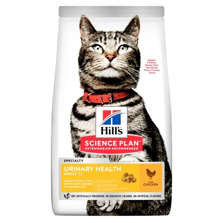 Hill's Science Plan Urinary Health Adult Cat Food with Chicken Hills