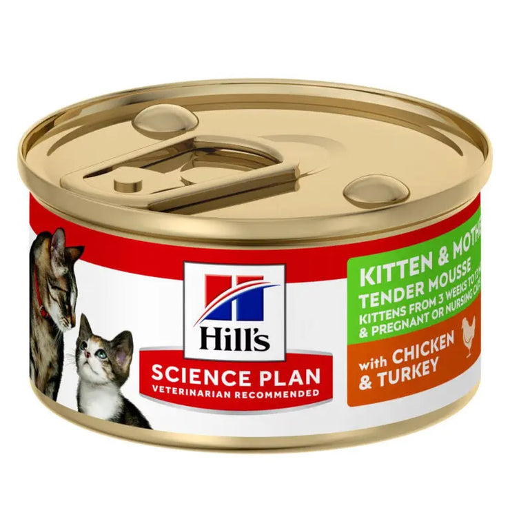 Hill’s Science Plan Kitten & Mother Mousse with Chicken & Turkey 85g Hills