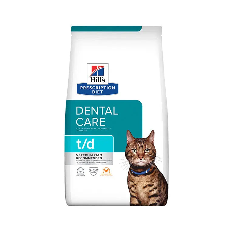 Hill’s Prescription Diet t/d Dental Care Feline Hills