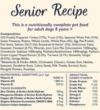 Lily's Kitchen Adult 8+ Senior Recipe Turkey, Trout and Seasonal White Fish Dry Dog Food Lily's Kitchen
