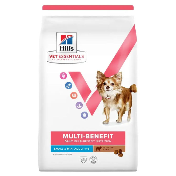 Hill's Vet Essentials Multi-Benefit Adult 1-6 Dry Dog Food Lamb and Rice Hills