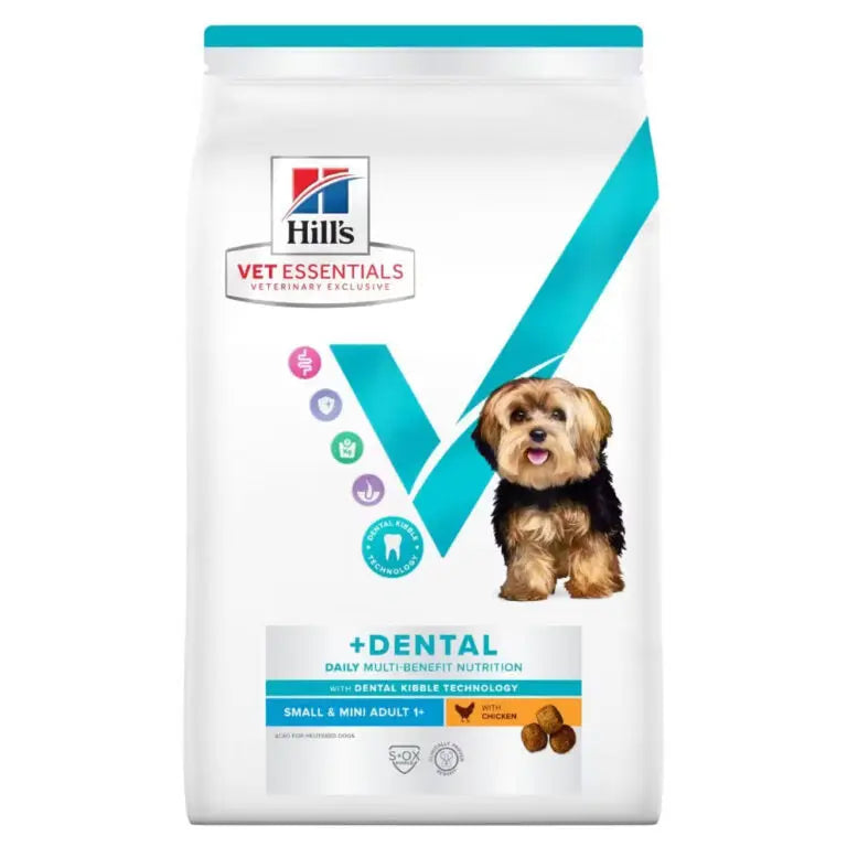 Hill's Vet Essentials Multi-Benefit + Dental Adult 1+Dry Dog Food with Chicken Hills