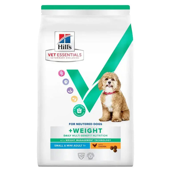Hill's Vet Essentials Multi-Benefit + Weight Adult 1+Dry Dog Food with Chicken Hills