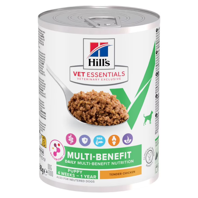 Hill’s Vet Essentials Multi-Benefit Puppy Wet Food with Chicken 363g Hills