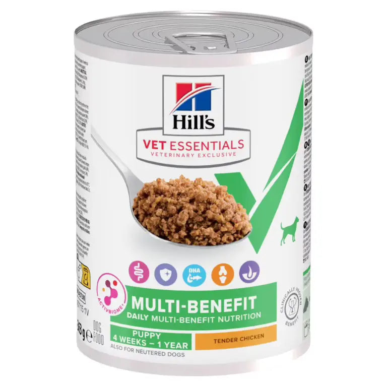 Hill’s Vet Essentials Multi-Benefit Puppy Wet Food with Chicken 363g