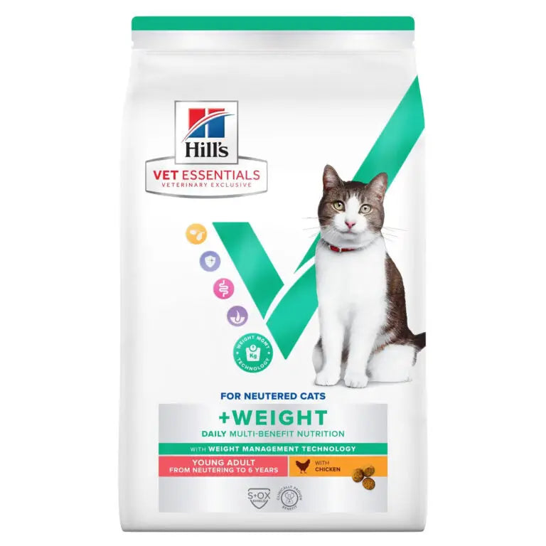 Hill's Vet Essentials Multi-Benefit + Weight Young Adult Dry Cat Food Hills