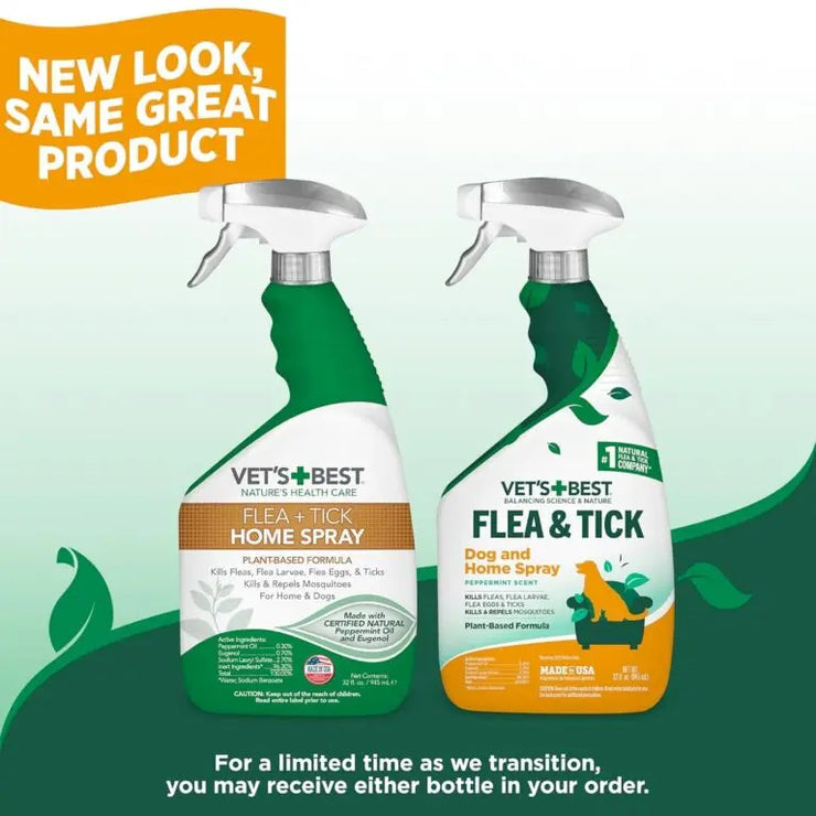 Vet’s Best Flea and Tick Dog and Home Treatment Spray 32 oz VET'S BEST