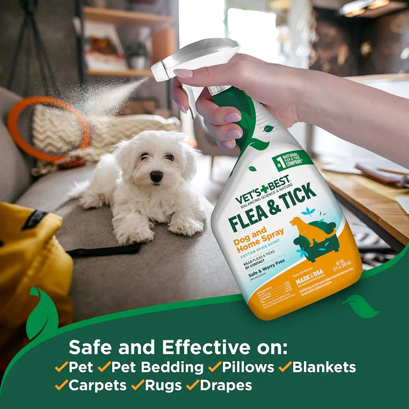 Vet’s Best Flea and Tick Dog and Home Treatment Spray 32 oz VET'S BEST