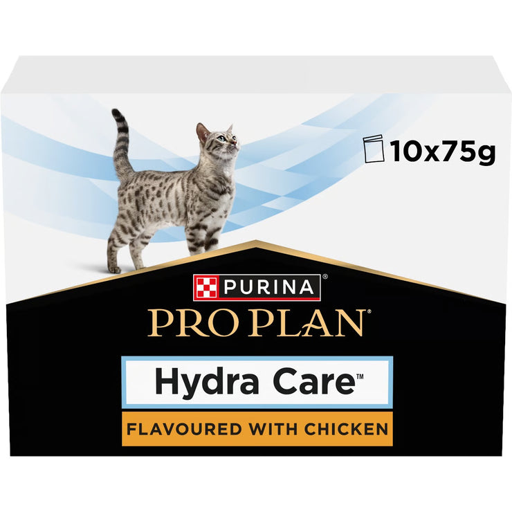 PURINA PRO PLAN HYDRA CARE FELINE WET CAT FOOD CHICKEN 10×75g Purina Pro Plan