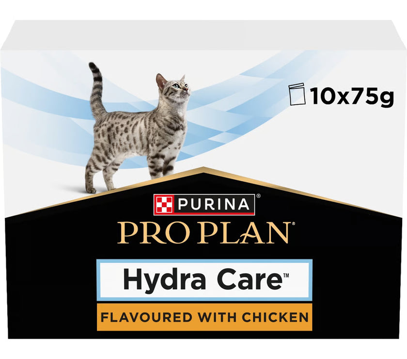 PURINA PRO PLAN HYDRA CARE FELINE WET CAT FOOD CHICKEN 10×75g Purina Pro Plan