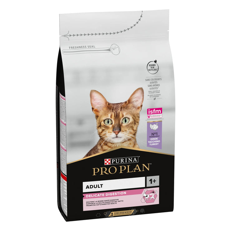 Pro Plan Delicate Adult, Dry Cat Food with Turkey
