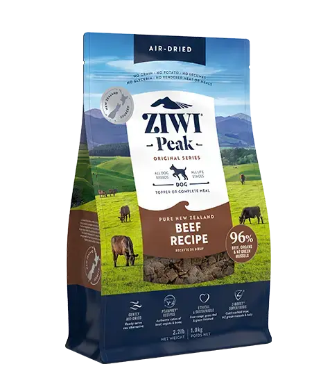 Ziwi Peak Air-Dried Beef Recipe Dry Dog Food Ziwi Peak